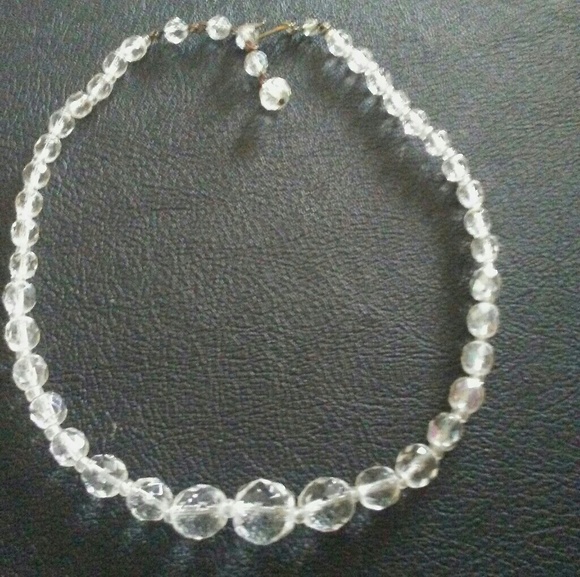 Vintage Caro Crystal Borgaleous Choker s - Picture 1 of 6